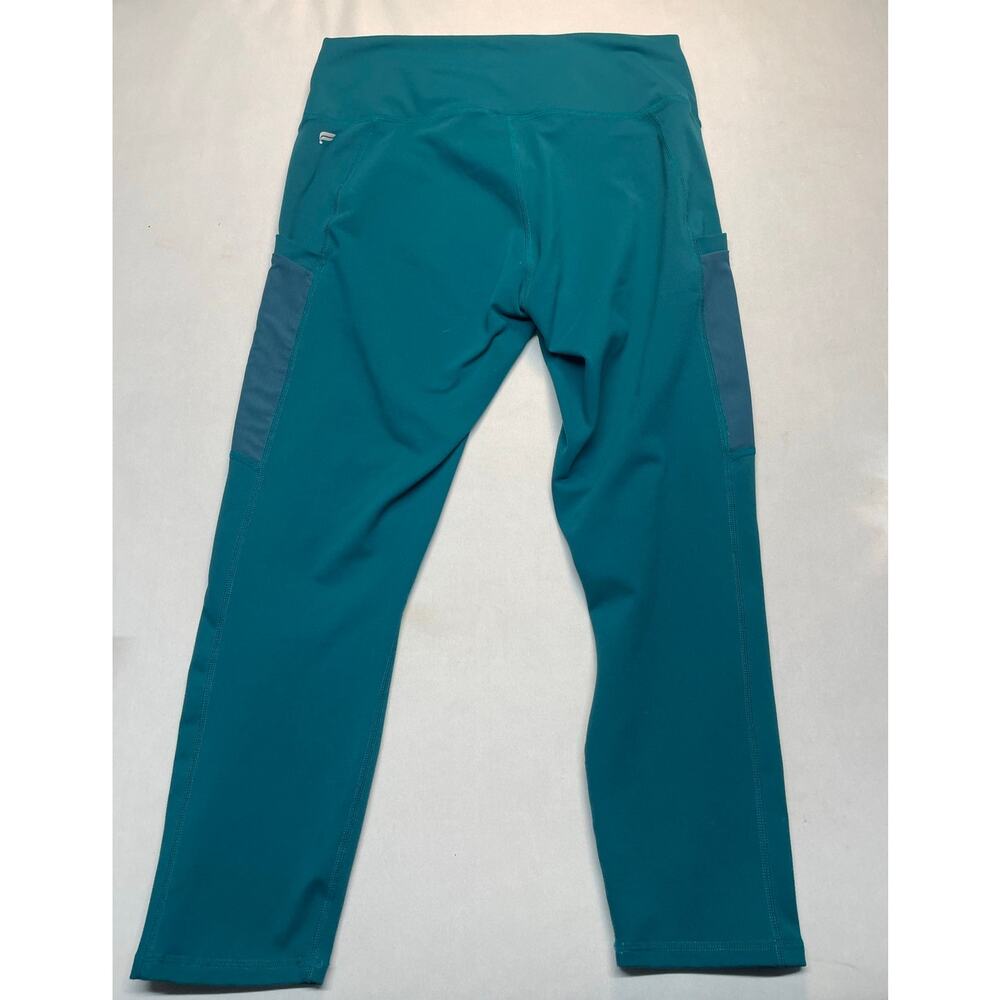Fabletics Dark Teal Capri Leggings - Size Large - Picture 9 of 9